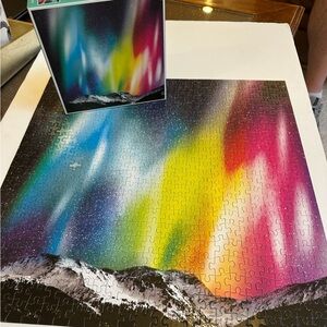 Galison Colorful Aurora Borealis Puzzle